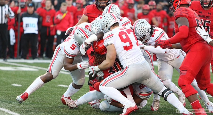 Ohio State cruised past Maryland.