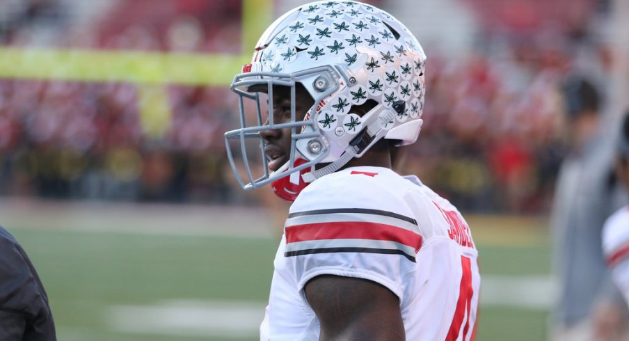 Curtis Samuel scored three times on nine touches.