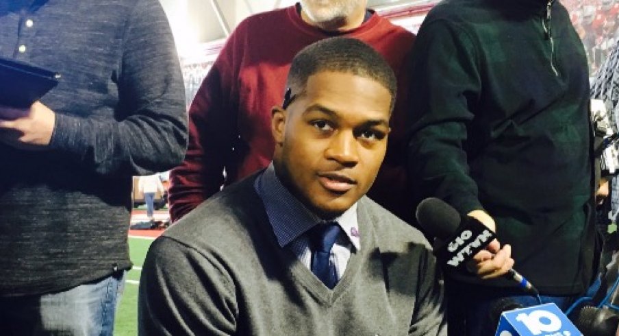 Raekwon McMillan at Monday interviews.