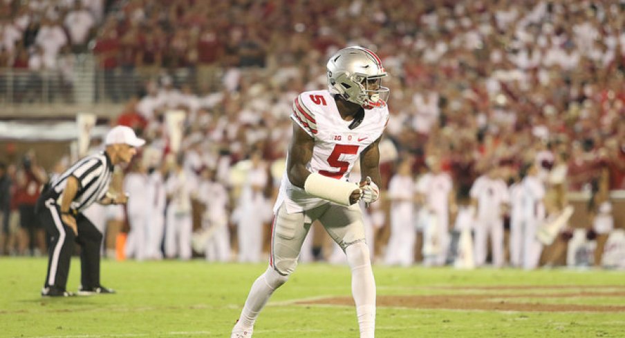 Corey Smith in action vs. Oklahoma.