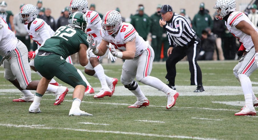 Nick Bosa against Michigan State.