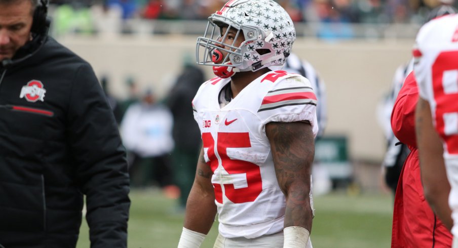 Mike Weber led the Ohio State offense.