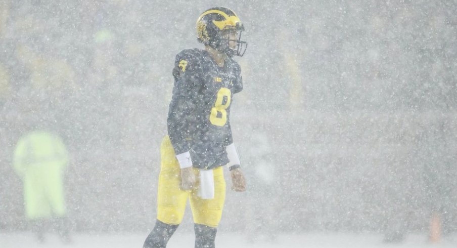 John O'Korn in action against Ohio State.