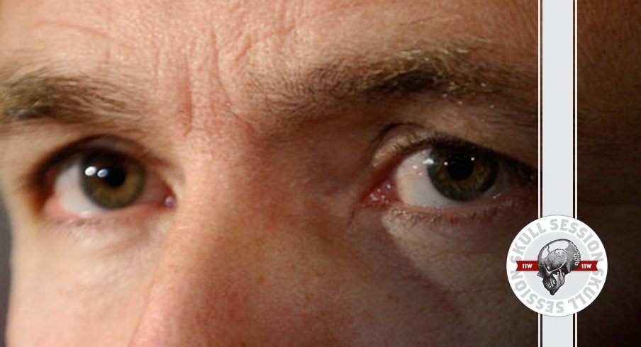 Urban Meyer's eyes watch the November 21st Skull Session