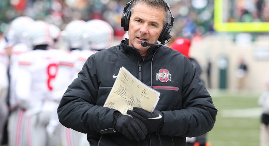 Urban Meyer against Michigan State.