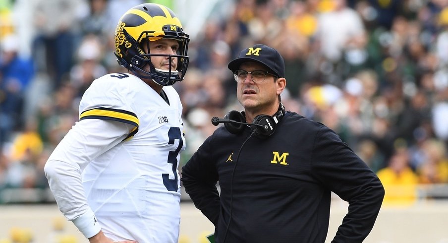 Jim Harbaugh confirms Wilton Speight is practicing.