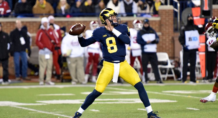 John O'Korn steps into the spotlight as Michigan's likely starting QB in Ohio Stadium