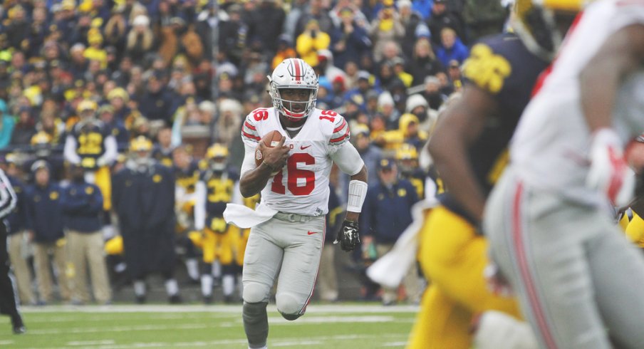 How much Ohio State runs J.T. Barrett against Michigan will be a huge determining factor in The Game.