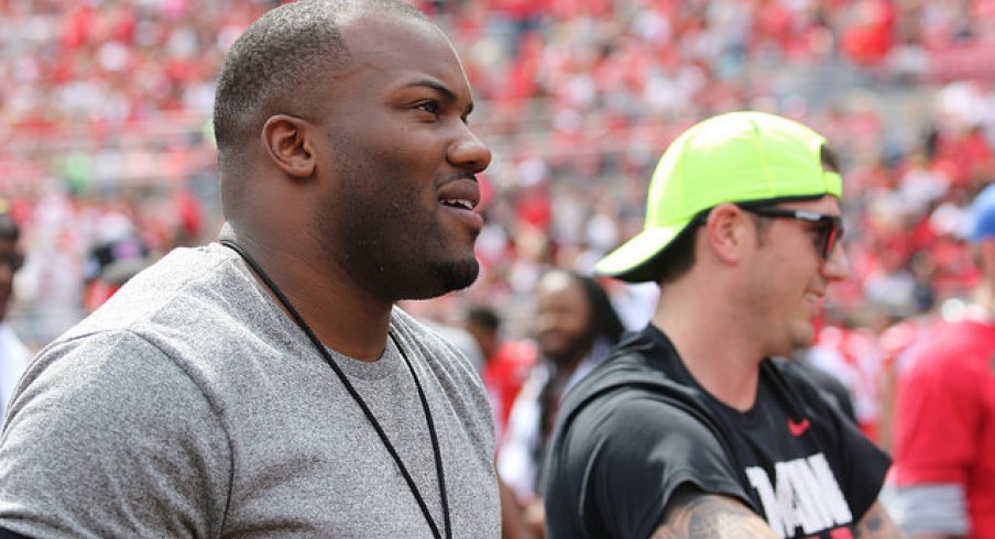 Chris Beanie Wells watches his former team in the Horseshoe.