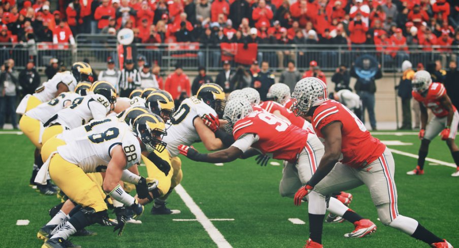 Ohio State, Michigan line up in 2014.