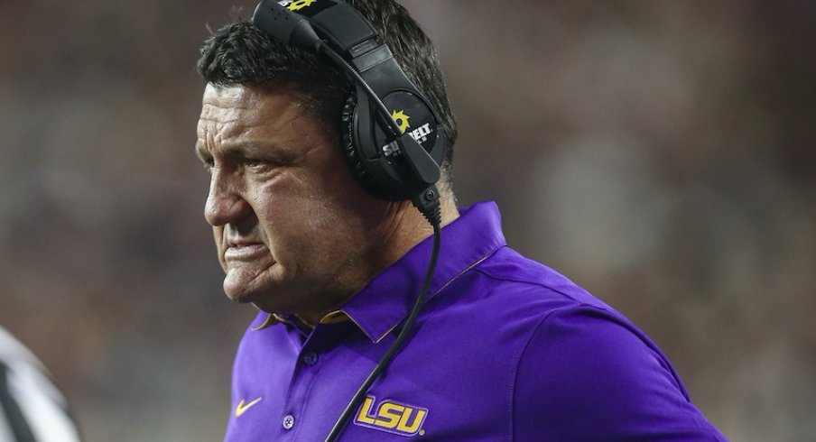 Ed Orgeron at LSU.