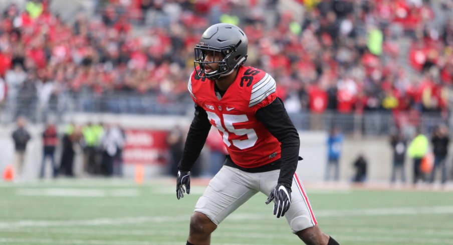 All three Buckeye linebackers showed up to play in the 2016 regular season finale