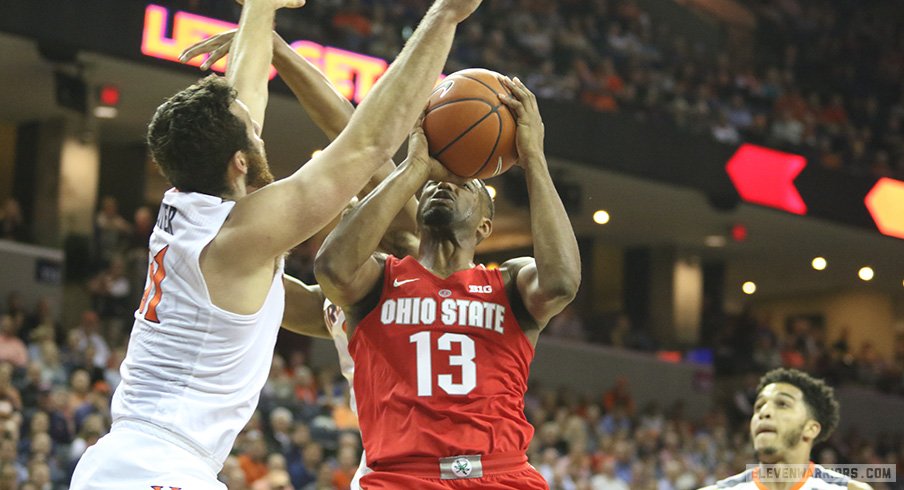Ohio State blew a huge lead at Virginia on Wednesday and fell to the Cavaliers.