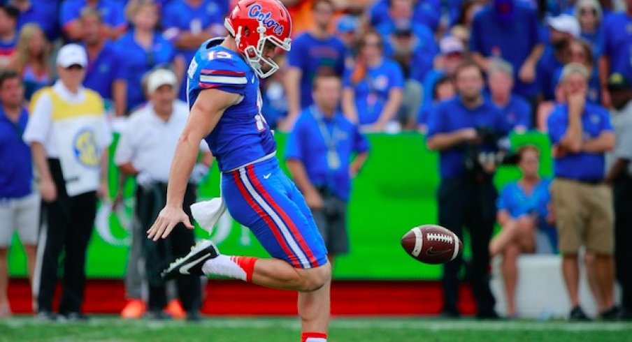 Florida punter Johnny Townsend. 