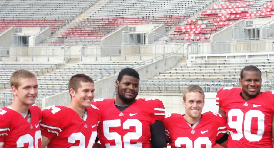 All smiles at Ohio State 2011 media days.