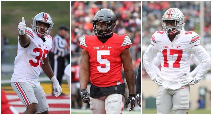 The linebacking trio of Chris Worley, Raekwon McMillan and Jerome Baker has put up solid stats through 12 games.