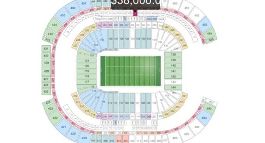 The most expensive Fiesta Bowl ticket.