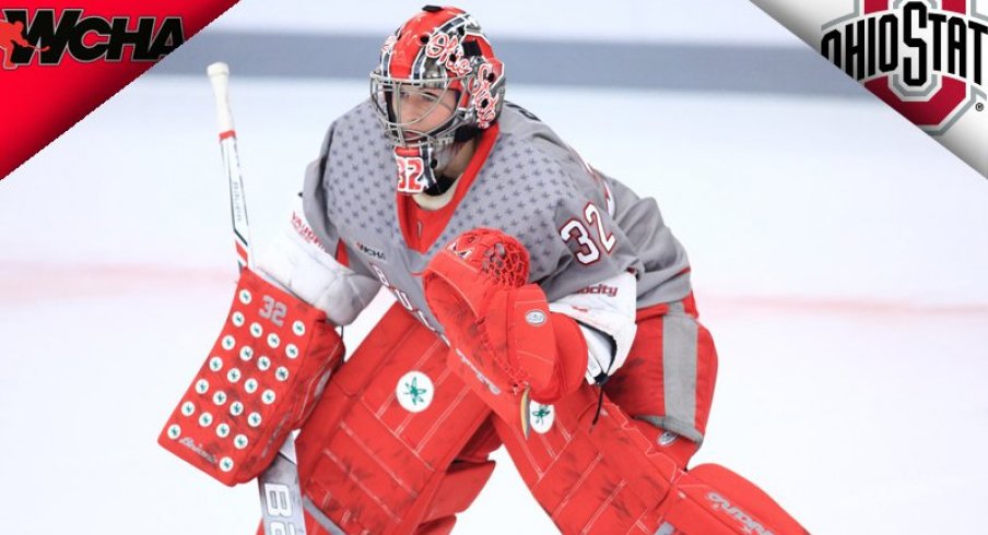 Ohio State goaltender Kassidy Sauve is the WCHA's Defensive Player of the Week.