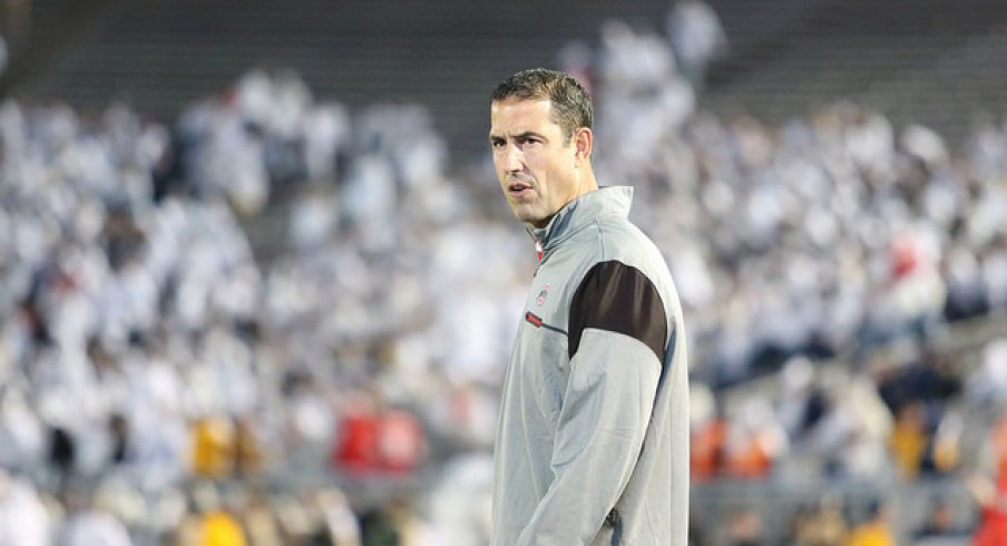 Luke Fickell in Beaver Stadium, 2016