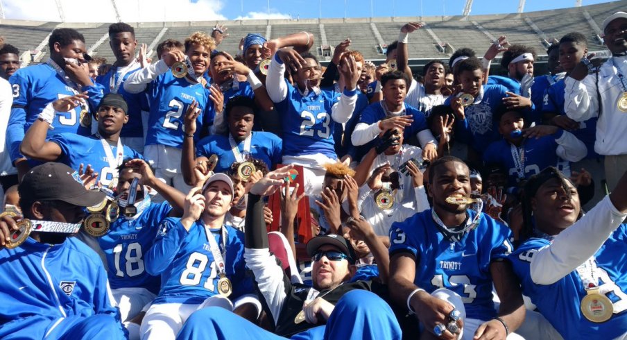 Shaun Wade and Trinity Christian won their fourth-straight state title on Saturday