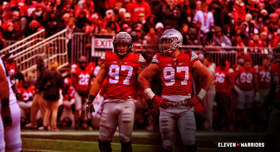 A comparative look at the freshman seasons of Ohio State defensive linemen Nick and Joey Bosa.