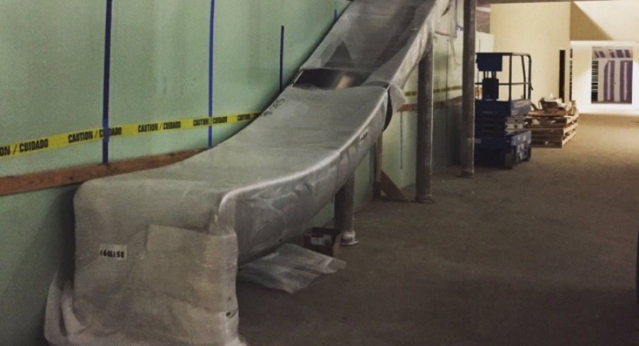 Clemson football built a ridiculous slide and Twitter roasted it.