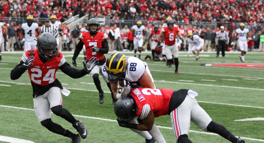 NFL Draft analysts from both ESPN and CBS regard a trio of Ohio State defensive backs highly in their first mock drafts.