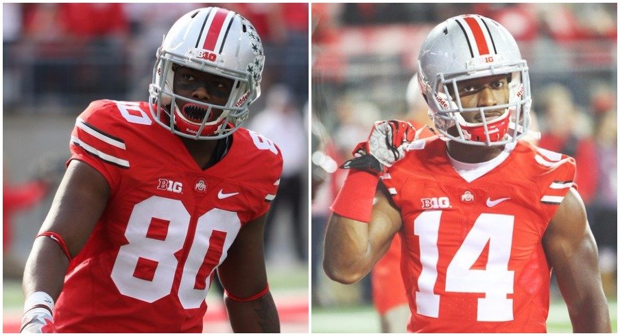 Noah Brown and K.J. Hill are Ohio State's two most productive true wide receivers but their combined output has been weak.