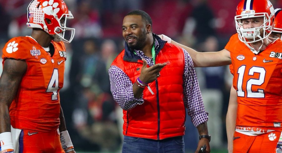 Clemson's Tajh Boyd playing Ohio State's J.T. Barrett for Fiesta Bowl prep.