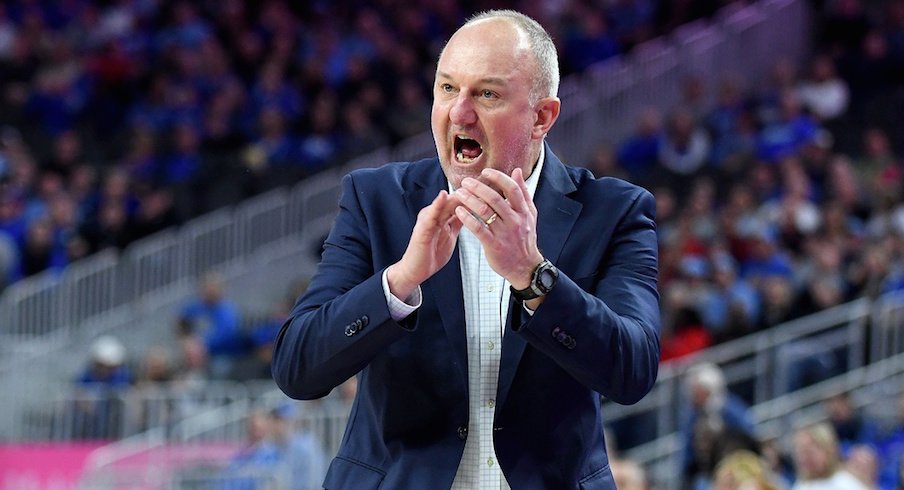 Ohio State coach Thad Matta strolls the sidelines against UCLA.