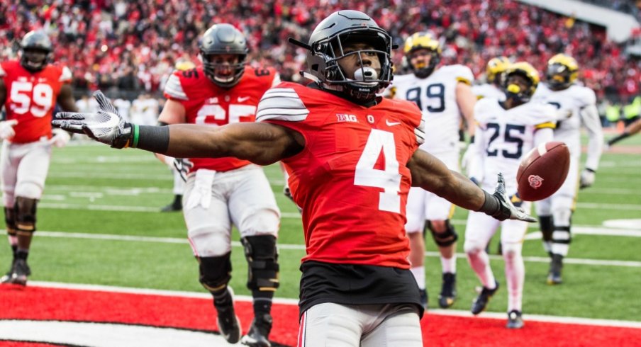 curtis samuel wins the Michigan game