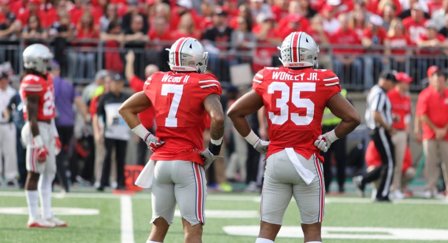 Damon Webb and Chris Worley are two new defensive starters for Ohio State. 