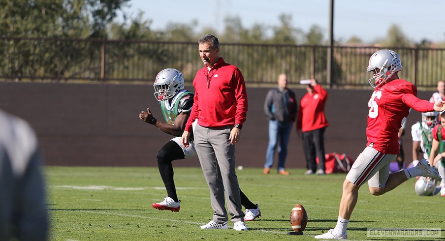 Updates from Ohio State's first practice in Arizona on Tuesday.