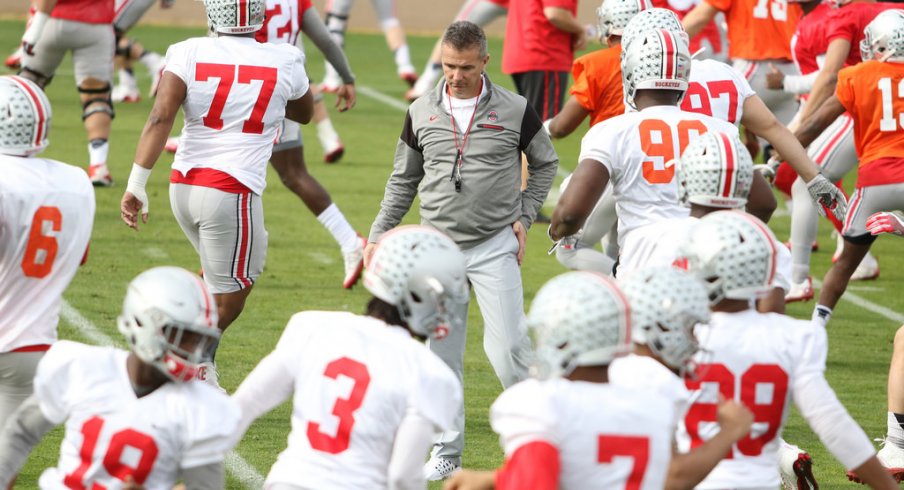 Urban Meyer balances work and play with his Ohio State team as it readies for the Fiesta Bowl against Clemson.