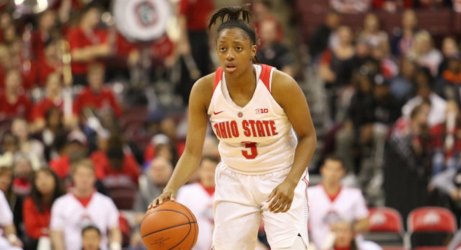 Kelsey Mitchell led the way to Ohio State's win in the conference opener.