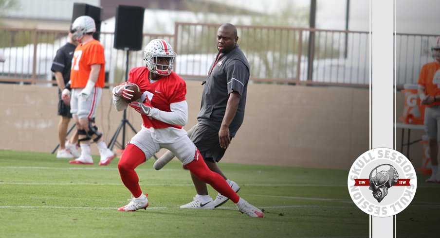 Ohio State's Curtis Samuel prepares for the December 30th 2016 Skull Session