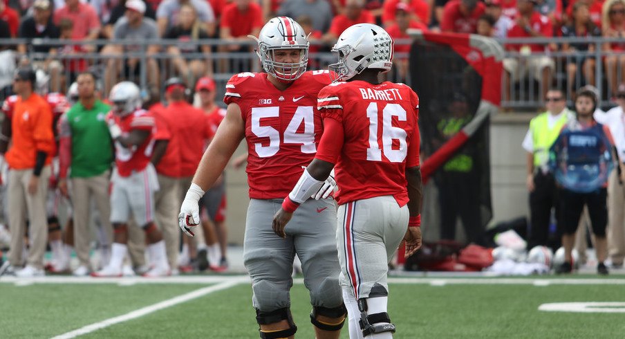 Ohio State's Billy Price and J.T. Barrett