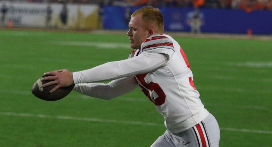 Playing in his last game as a Buckeye, Cameron Johnston was one of the few bright spots for Ohio State.