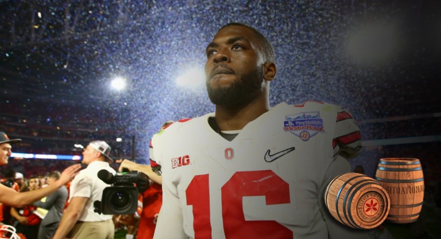 j.t. barrett at the 2016 playstation fiesta bowl