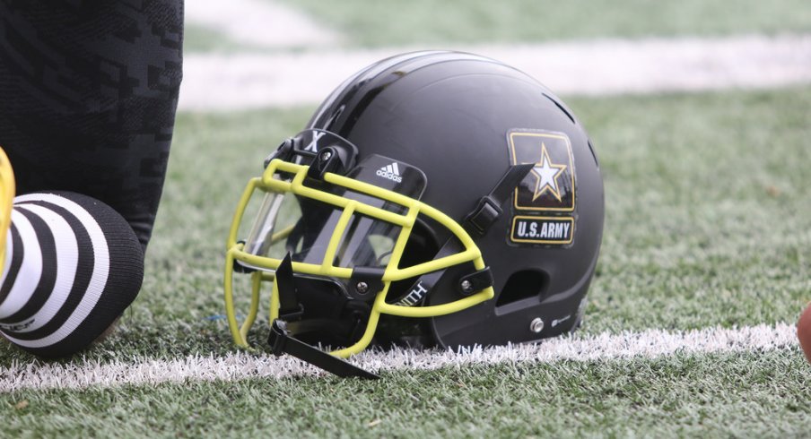 Shaun Wade's Army Bowl helmet.
