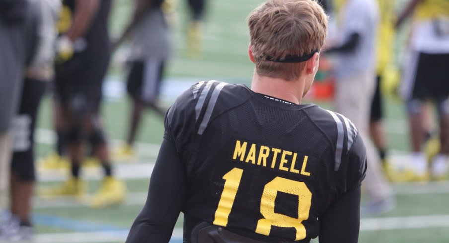 Tate Martell at the Army All-American game. 