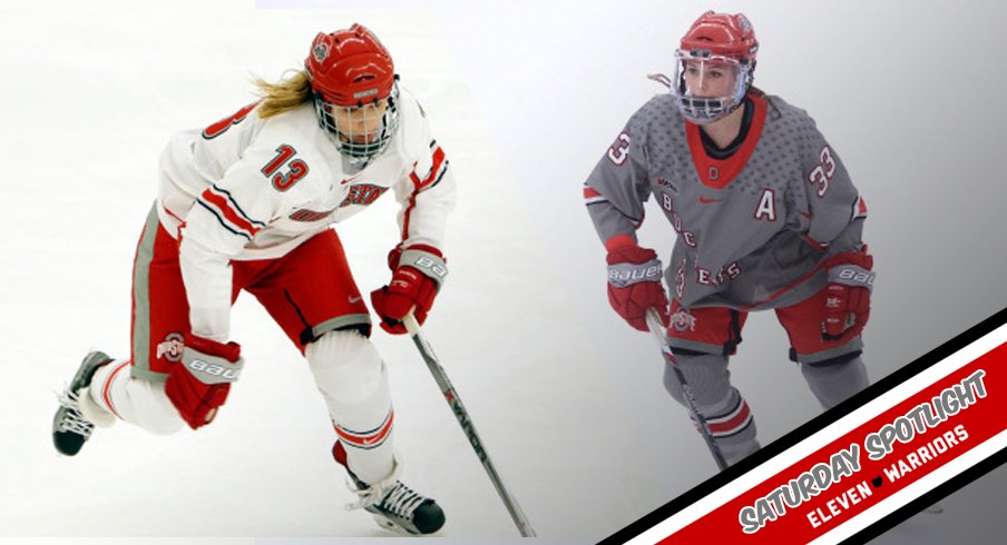 Meet Jessica and Jincy Dunne, who patrol the blue line for the Ohio State women's ice hockey team.