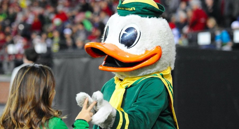 Puddles the duck is making everyone run til they puke.