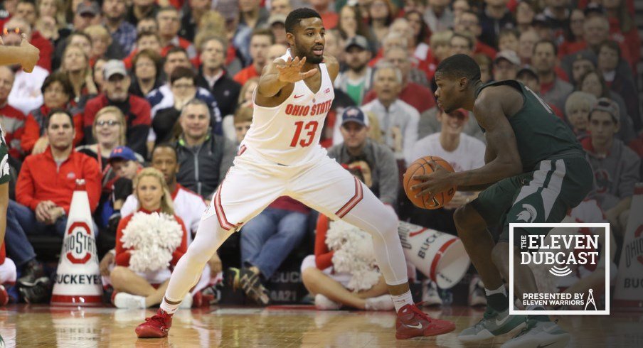JaQuan Lyle defends in Ohio State's home victory against Michigan State.