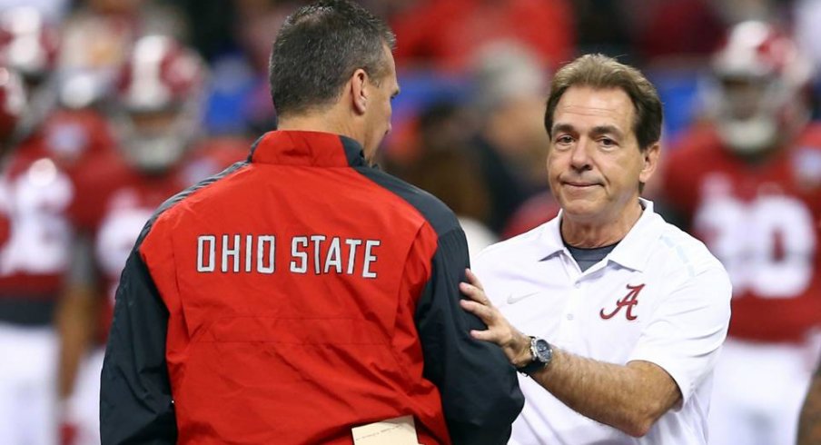 Urban Meyer and Nick Saban