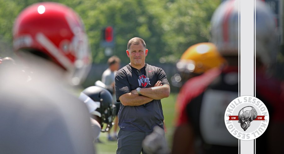 Greg Schiano observes the January 27th 2017 Skull Session