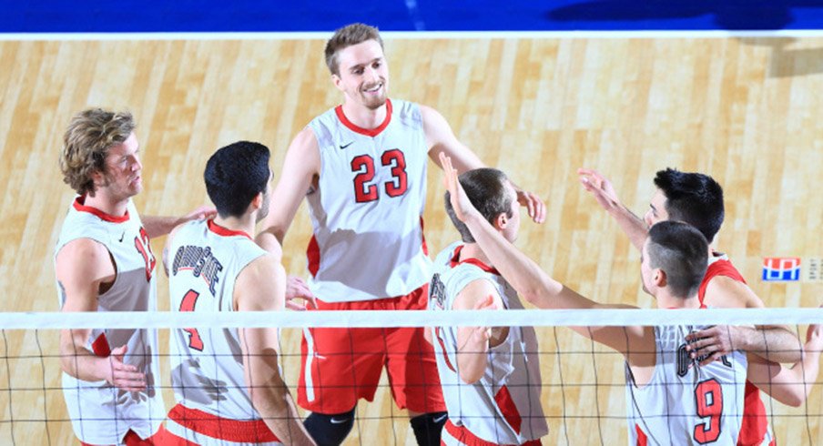 The Ohio State men's volleyball team has won a program-record 32 matches in a row