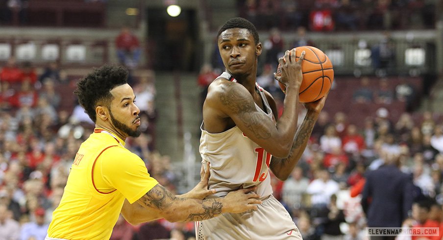 Ohio State fell to Maryland in Columbus on Tuesday at Value City Arena.