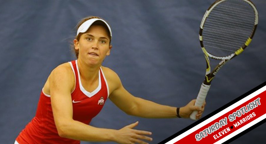 She's Italian, No. 3 in the country for singles, but most importantly, she's a Buckeye.