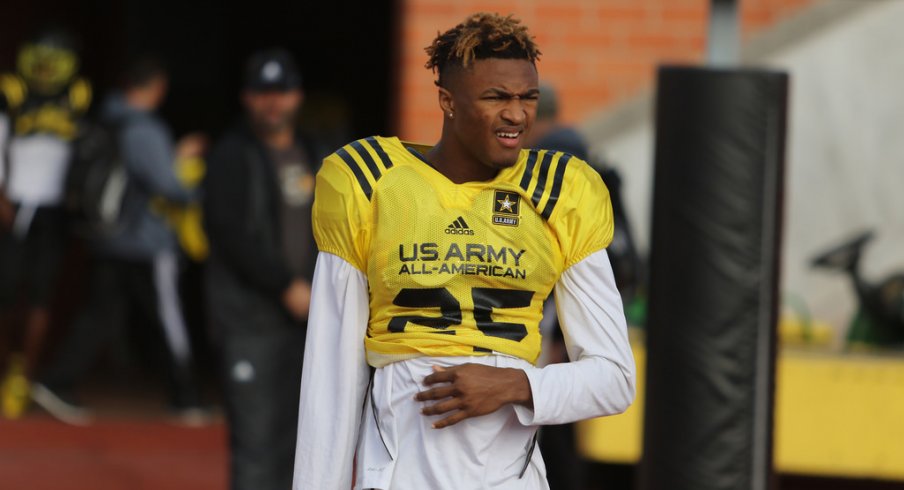 Ohio State CB Shaun Wade at the Army All-American game.